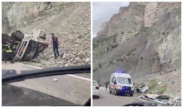 Erzurum'da feci kaza! Freni patlayan tırdan atlayan sürücü öldü, 2 kişi yaralandı 