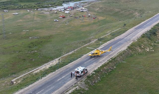Erzurum'da fenalaşan hasta için seferber oldular