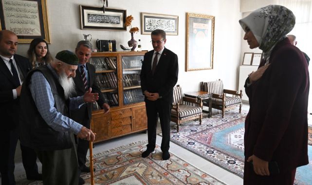 ‎Erzurum’da gönül buluşması:  Yiğitbaşı, Veli Velioğlu Hoca’yı ziyaret etti