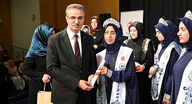 Erzurum'da hafızlığını tamamlayan 75 öğrenci icazet aldı