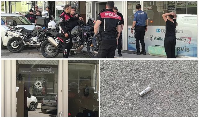 Erzurum'da iş yerine silahlı saldırı