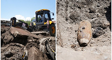 Erzurum’da kazıda mühimmat ve kalıntı bulundu