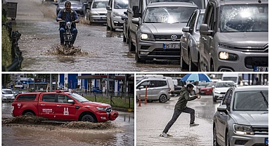 Erzurum'da sağanak yaşamı olumsuz etkiledi