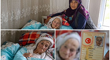 Erzurum'da Salli nine torunlarının torunlarını gördü