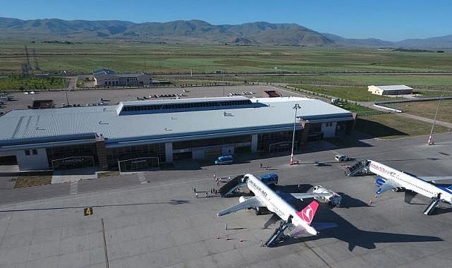 Erzurum’da uçuş sayısı geçen yıla göre arttı