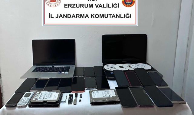 Erzurum merkezli 6 ilde siber dolandırıcılık operasyonu: 14 şüpheli yakalandı