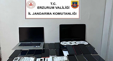 Erzurum merkezli 6 ilde siber dolandırıcılık operasyonu: 14 şüpheli yakalandı