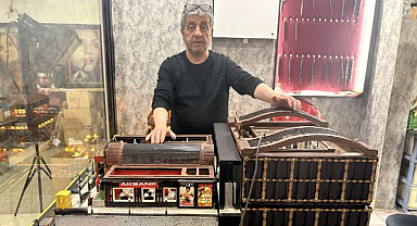 Erzurum'un hatıralarını makete sığdırdı
