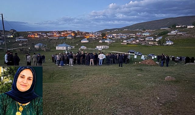Evinde ölü bulunan kadın defnedildi