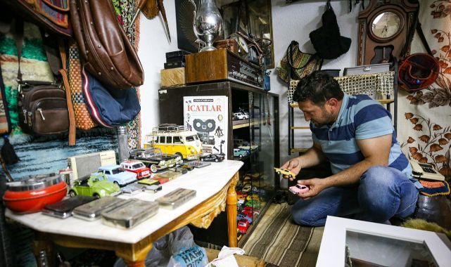 Geçmişe yolculuk! Evinin kilerini nostalji müzesi yaptı