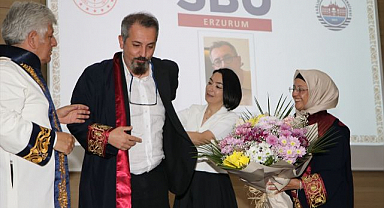 Görevde yükselen 44 öğretim üyesine cübbe giydirildi