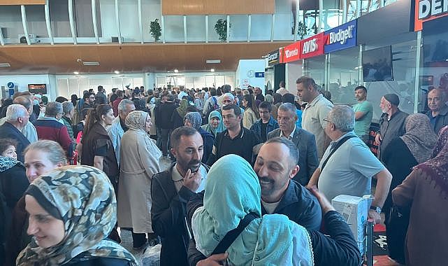 İlk hacı kafilesi memlekete kavuştu