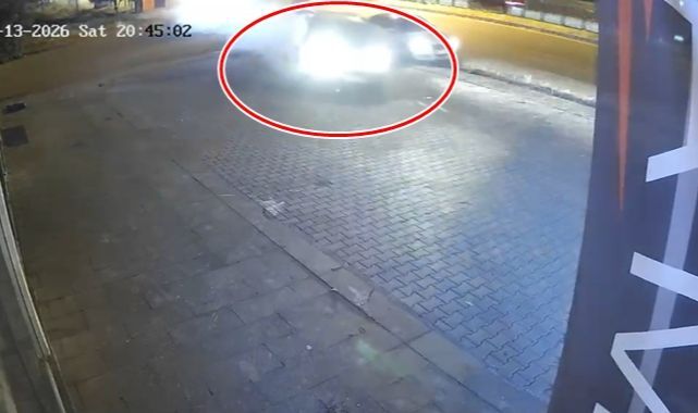 İş yerine çarpmaktan son anda kurtuldu   