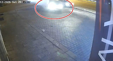 İş yerine çarpmaktan son anda kurtuldu   