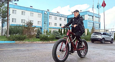 İşe 40 yıldır bisikletle gidip geliyor Bayarslan'ın hayatı bisiklet!