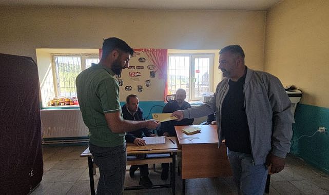 İstifanın ardından yeni muhtar seçildi