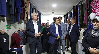 Kadınlar el emeği ürünleri sergilendi