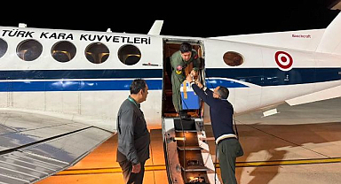 Kara Kuvvetleri’ne ait uçakla organ nakli için zamanla yarış