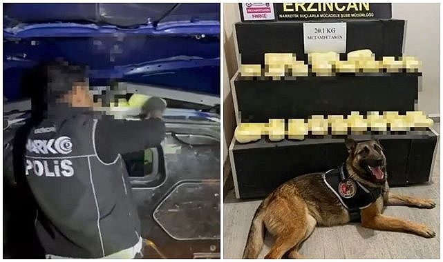 Kilolarca metamfetamin ele geçirildi