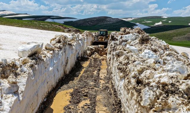 Kış boyunca kapalı olan yayla yolları açıldı