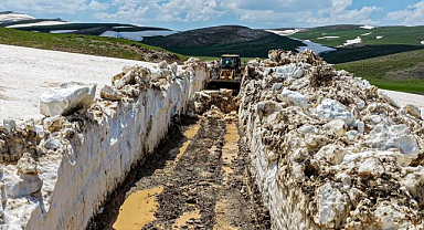 Kış boyunca kapalı olan yayla yolları açıldı