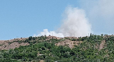 Korkutan arazi yangını: Ekiplerin müdahalesi devam ediyor!