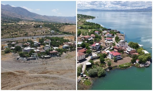 Kuraklığın izleri silindi, havza yeniden sulara gömüldü