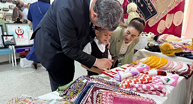 Kursiyerlerin eserleri görücüye çıktı   