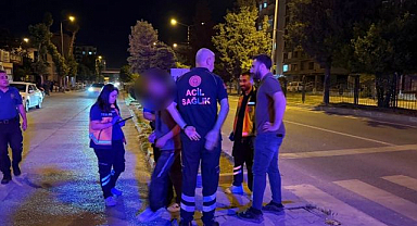 Madde etkisindeki şahıs ekipleri harekete geçirdi