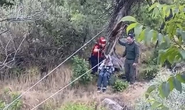 Mahsur kalan kardeşlerin yardımına jandarma yetişti   