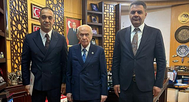 MHP Erzurum İl Başkanı Yurdagül, Bahçeli’yi ziyaret etti