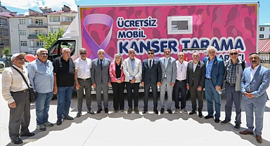 Mobil kanser tarama aracı hizmete başladı