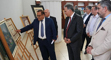 'Nakş-ı Zer İslam Sanatları Sergisi' açıldı   