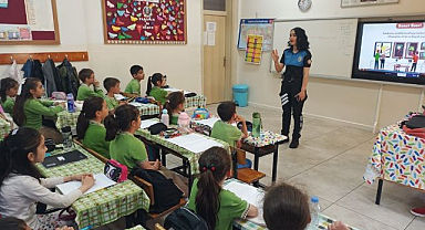 Polisten 285 öğrenciye güvenlik ve internet eğitimi