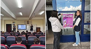 Siber suçlara karşı öğrencilere bilgilendirme semineri