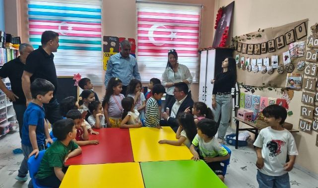 Şuşa Anaokulu'nda minik mezunlar kep attı