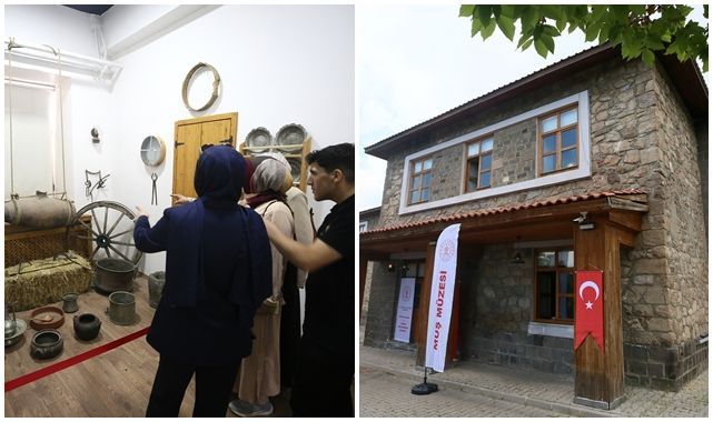 Tarihi okul binası müzeye dönüştürüldü