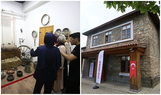 Tarihi okul binası müzeye dönüştürüldü