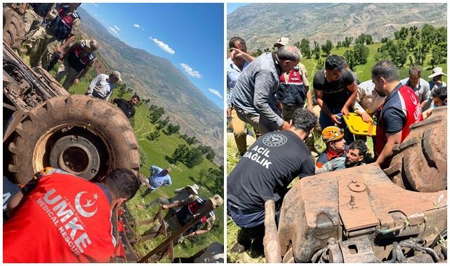 Traktörün altında kaldı! Hastanede yaşam savaşı veriyor