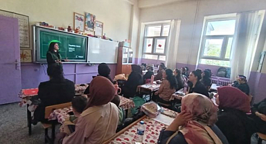 Velilere bağımlılıkla mücadele eğitimi verildi