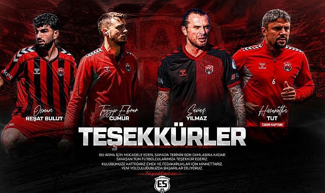 4 futbolcuyla yollar ayrıldı   