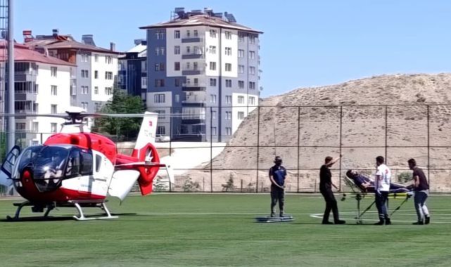 Ağır hasta İçin hava ambulansı devreye girdi