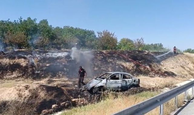 Alev alan otomobilden sağ çıkmıştı! Acı haber bugün geldi