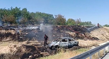 Alev alan otomobilden sağ çıkmıştı! Acı haber bugün geldi