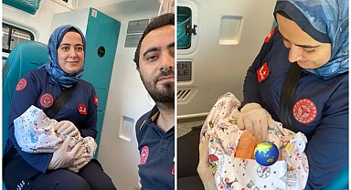 Ambulansta mucize doğum