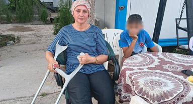 Anne ve oğluna başıboş köpek dehşeti