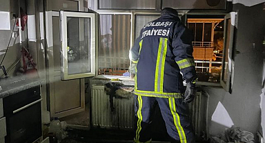 Apartman dairesindeki yangın paniğe neden oldu