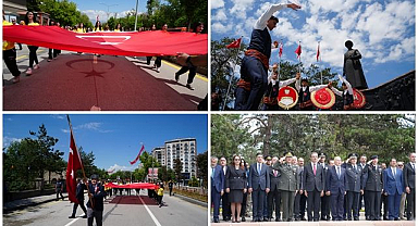 Atatürk'ün Erzurum'a gelişinin 107. yılı kutlandı