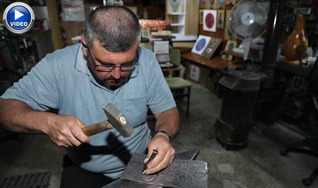 Bakır tokmaklarla geçmişe dokunuş