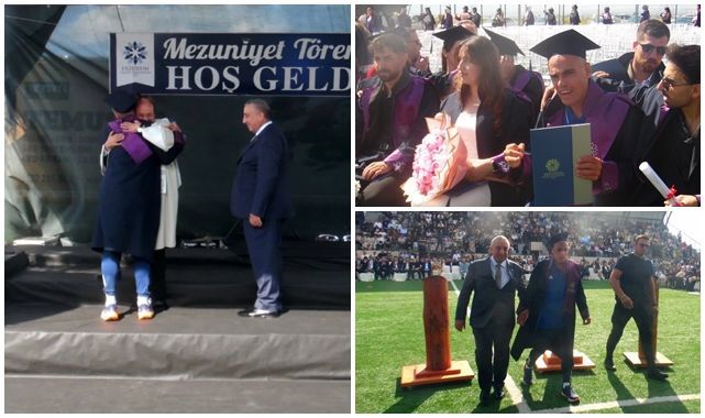 Bir engeli daha başarıyla aştı! Milli sporcu bu defa diploma aldı